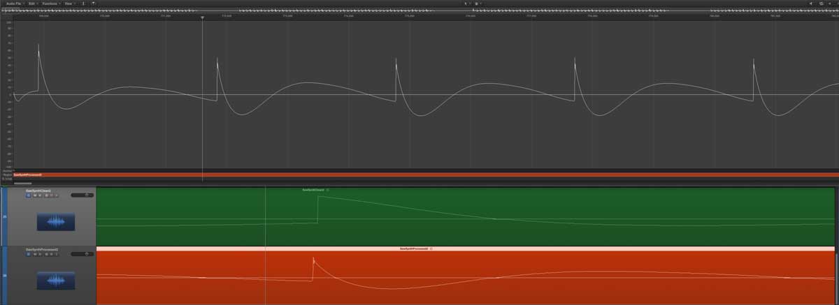 Synth Bass Saw Type Processed