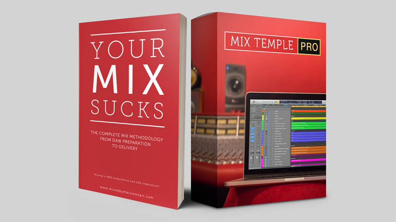 YOUR MIX SUCKS and Mix Temple Pro bundle product image.